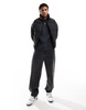 Bershka puffer gilet in black