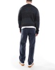Jack & Jones Eddie loose workwear jeans in navy