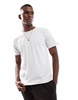 Brave Soul short sleeve t-shirt with raw hem in ecru