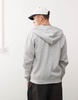 Weekday Standard Zip Hoodie in gray