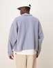 ASOS DESIGN oversized boxy coach shacket in check