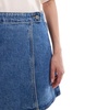 ASOS DESIGN mini skirt in mid blue