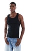 ASOS DESIGN muscle fit tank in black