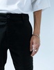 ASOS DESIGN slim cargo pants in black
