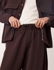 Bershka premium smart pants in burgundy - part of a set