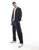 Bershka cord baggy pants in washed blue - part of a set