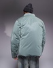 ASOS DESIGN oversized metallic puffer jacket