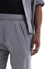 Bershka textured pull on pants in gray - part of a set