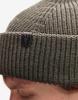 AllSaints merino wool fisherman beanie in green