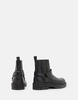 AllSaints Hank leather biker boots in black