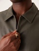 ASOS DESIGN faux leather cropped harrington jacket in khaki