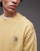 Carhartt WIP nelson sweatshirt in yellow