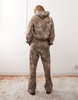 Weekday Davina oversized sweatpants with distressed tie dye print in khaki - part of a set
