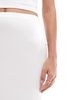ASOS DESIGN satin twill midi fishtail skirt in ivory - part of a set