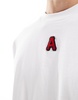 Aape by A Bathing Ape embossed logo t-shirt in white