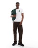 Aape By A Bathing Ape logo t-shirt with camo back print in white