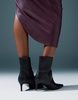 ASOS DESIGN Rosalie kitten heel mid boots in black
