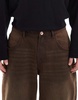 Bershka balloon fit jeans in vintage brown