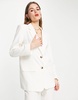 ASOS DESIGN mix & match slim boy suit blazer in ivory