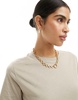 Mango basic T-shirt in light beige