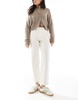 ASOS DESIGN comfort stretch straight jean in white