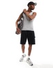ASOS DESIGN muscle tank in gray heather