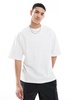 Bershka Oversized T-Shirt In White