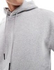 Bershka basic hoodie in gray