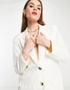 ASOS DESIGN mix & match slim boy suit blazer in ivory