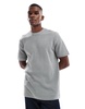 Brave Soul oversized T-shirt in gray heather