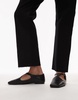 ARKET leather T-bar ballet flats in black