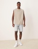 Calvin Klein Jeans monologo tank top in stone