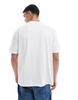 ASOS DESIGN essential oversized T-shirt in white heather