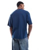 Bershka oversized T-shirt in blue