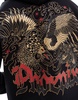 Bershka Phoenix back graphic hoodie in black