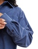 Brave Soul long sleeve corduroy overshirt in gray