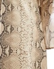ASOS DESIGN chiffon bias maxi skirt in snake print