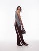 ARKET alpaca wool blend long line knit tank in gray
