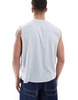 Bershka worker tank in gray