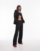 Mango cupro slouchy pants in black - part of a set