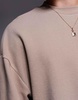 ASOS DESIGN oversized boxy half sleeve waffle T-shirt in brown