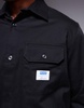 HUGO Blue Ekynone oversized overshirt in black