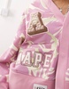 Aape By A Bathing Ape pink camo knitted cardigan in multi