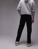 ARKET cord relaxed leg pants with five pocket detail in black