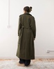 Miss Selfridge belted trench coat in khaki