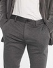 Bershka smart taliored pants with side split in gray