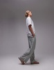 Topshop premium basic short sleeve tee in heather gray