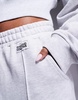 Weekend Collective wide leg pintuck sweatpants in gray heather