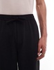 Bershka side panel track pants in black