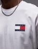 Tommy Jeans essential flag slim fit t-shirt in white